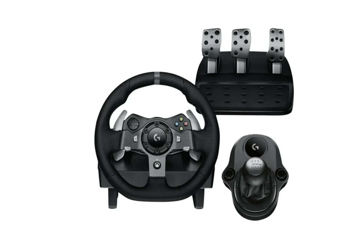 Logitech G920 Driving Force Wheel + Pedals + Shifter