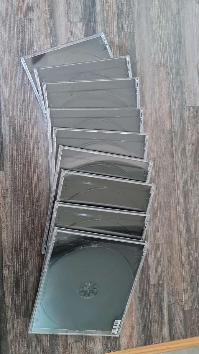 CD / DVD Case Single Black (9 Pack)