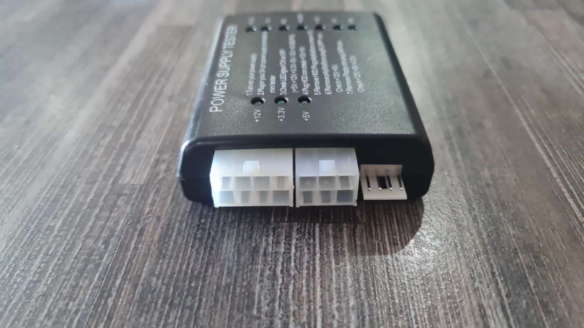 POWER SUPPLY VOLTAGE TESTER ATX, BTX, ITX