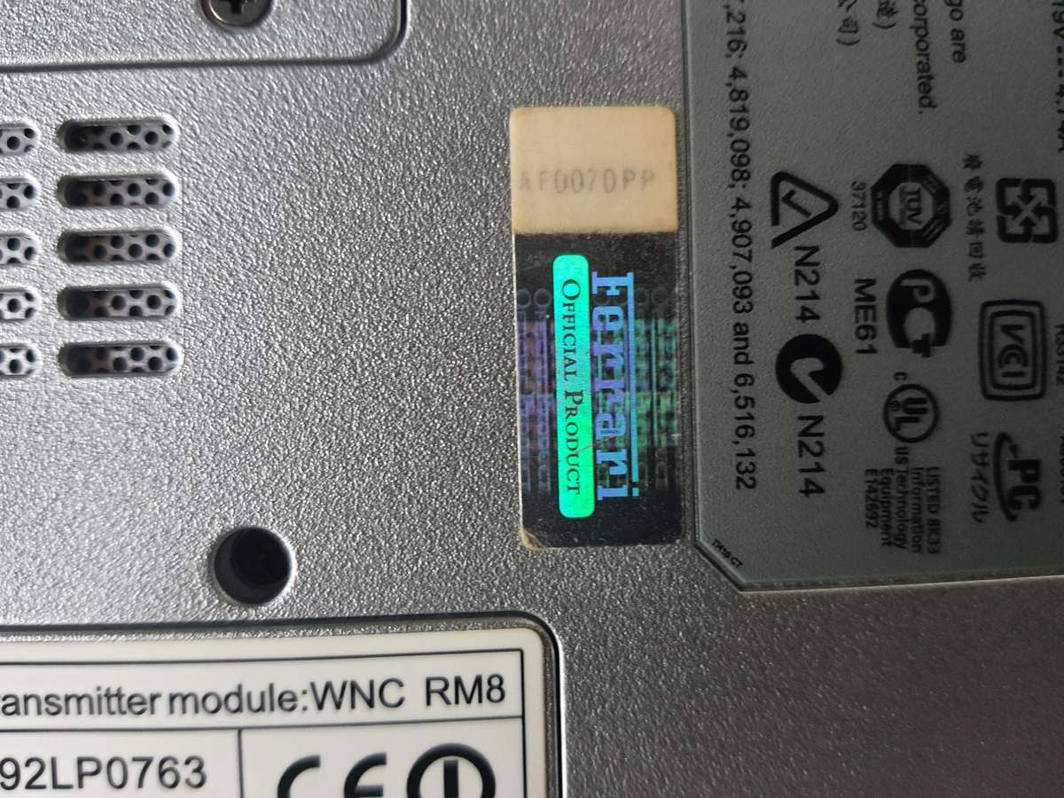 Ultra-Rare Acer Ferrari 3400 Collectors Laptop - Iconic Ferrari Edition!