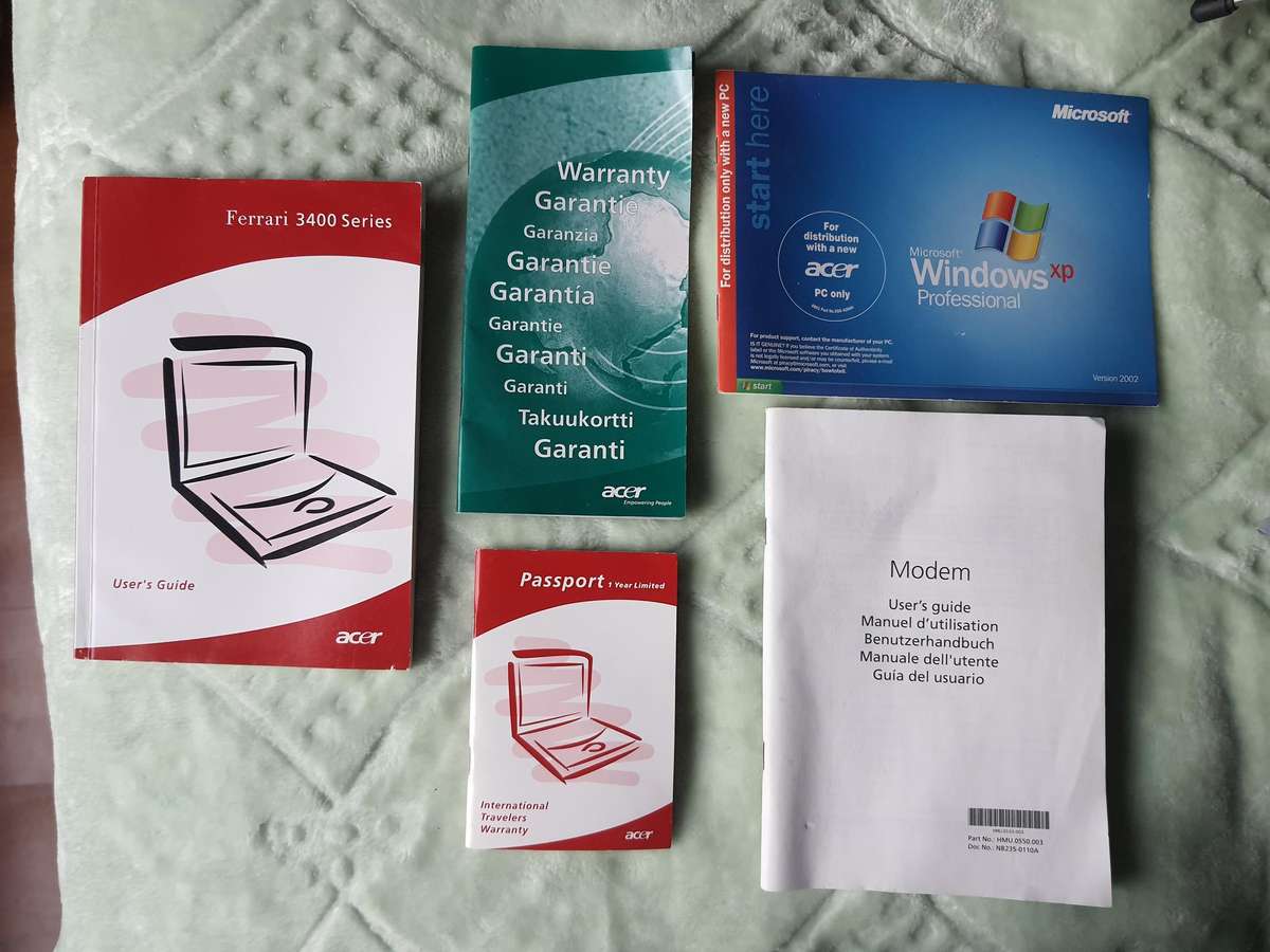 Ultra-Rare Acer Ferrari 3400 Collectors Laptop - Iconic Ferrari Edition!