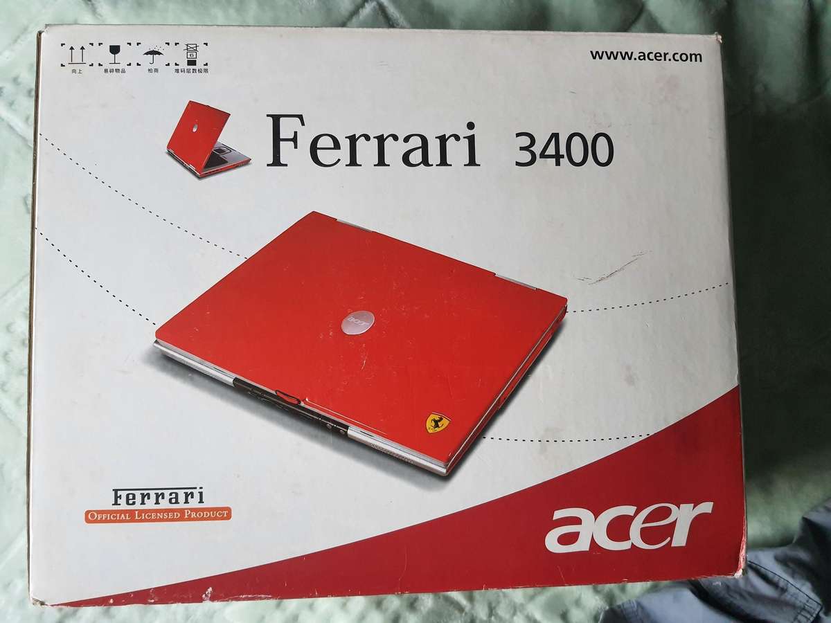 Ultra-Rare Acer Ferrari 3400 Collectors Laptop - Iconic Ferrari Edition!
