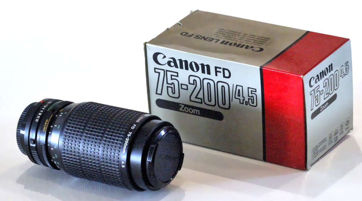 Canon FD Zoom Lens, 75-200mm, f1:4.5