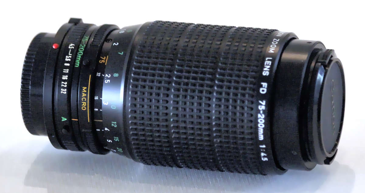 Canon FD Zoom Lens, 75-200mm, f1:4.5