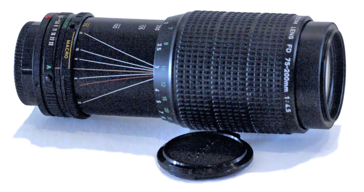 Canon FD Zoom Lens, 75-200mm, f1:4.5