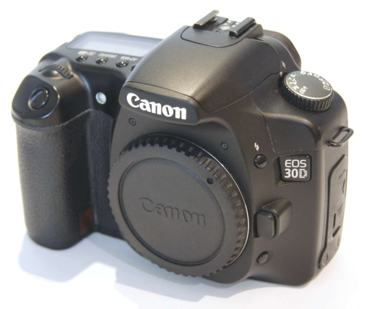 Canon EOS 30D body only (NONFUNCTIONAL), plus Extras