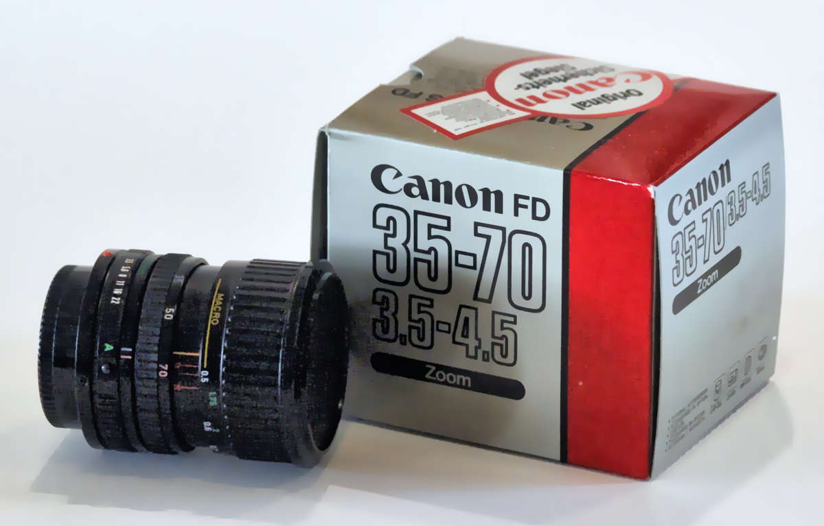 Canon FD Zoom Lens, 35-70mm, f1:3.5-4.5