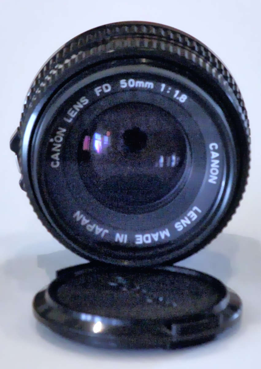 Canon FD Lens, 50mm, 1:1.8