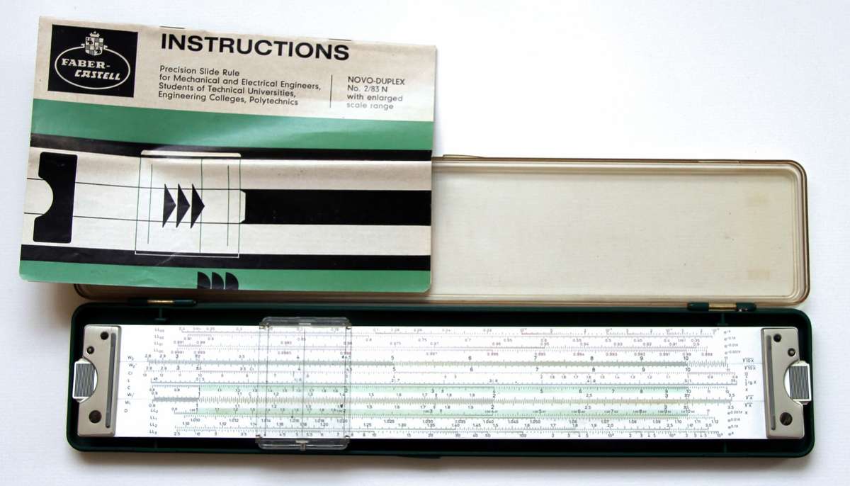 Vintage Faber-Castell NOVO-DUPLEX 2/83 N Slide Rule