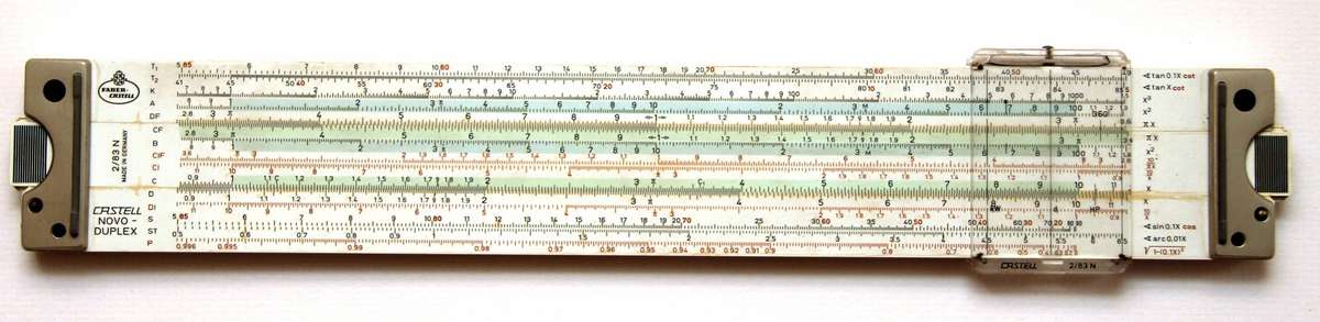 Vintage Faber-Castell NOVO-DUPLEX 2/83 N Slide Rule