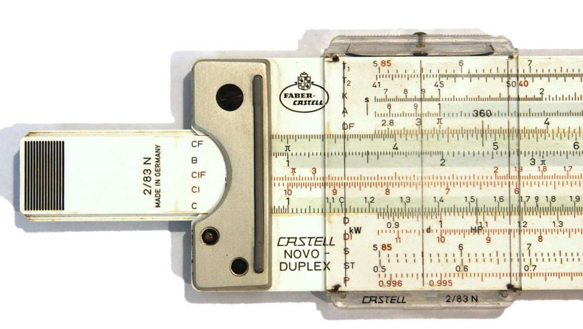 Vintage Faber-Castell NOVO-DUPLEX 2/83 N Slide Rule