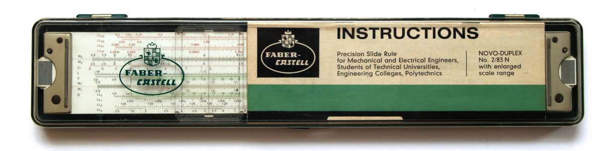 Vintage Faber-Castell NOVO-DUPLEX 2/83 N Slide Rule