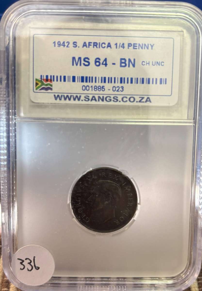 1942 Quater Penny MS 64