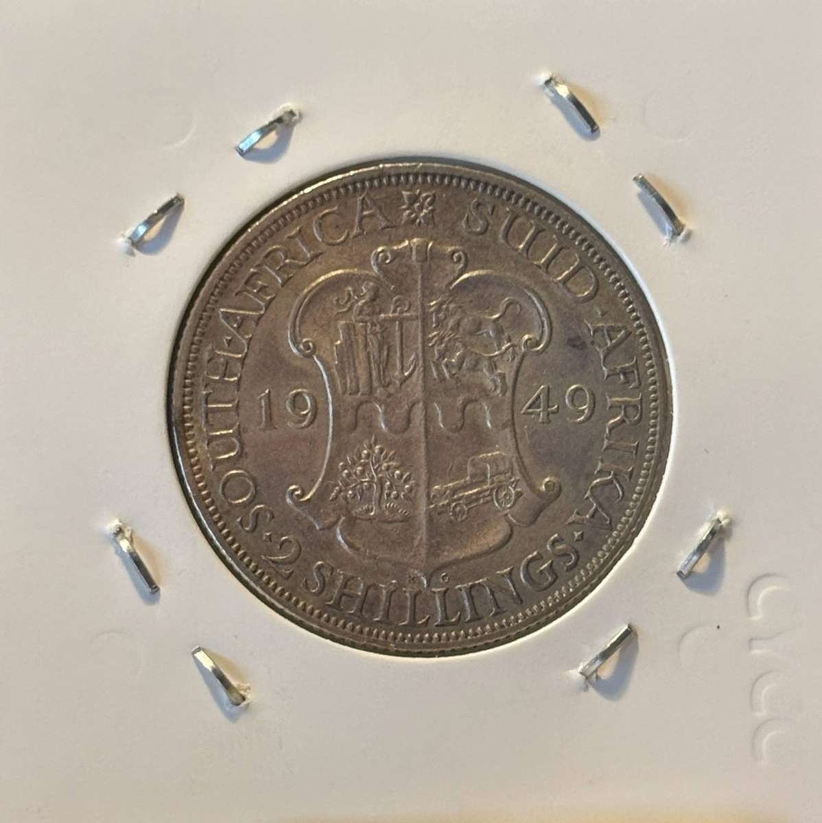 1949 Union of South African Two Shillings