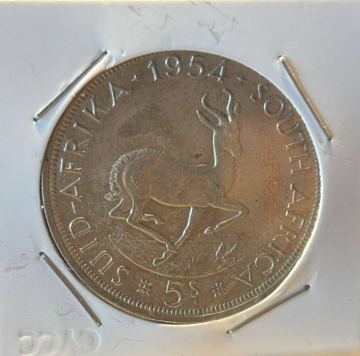 1954 Union of South African Five Shillings