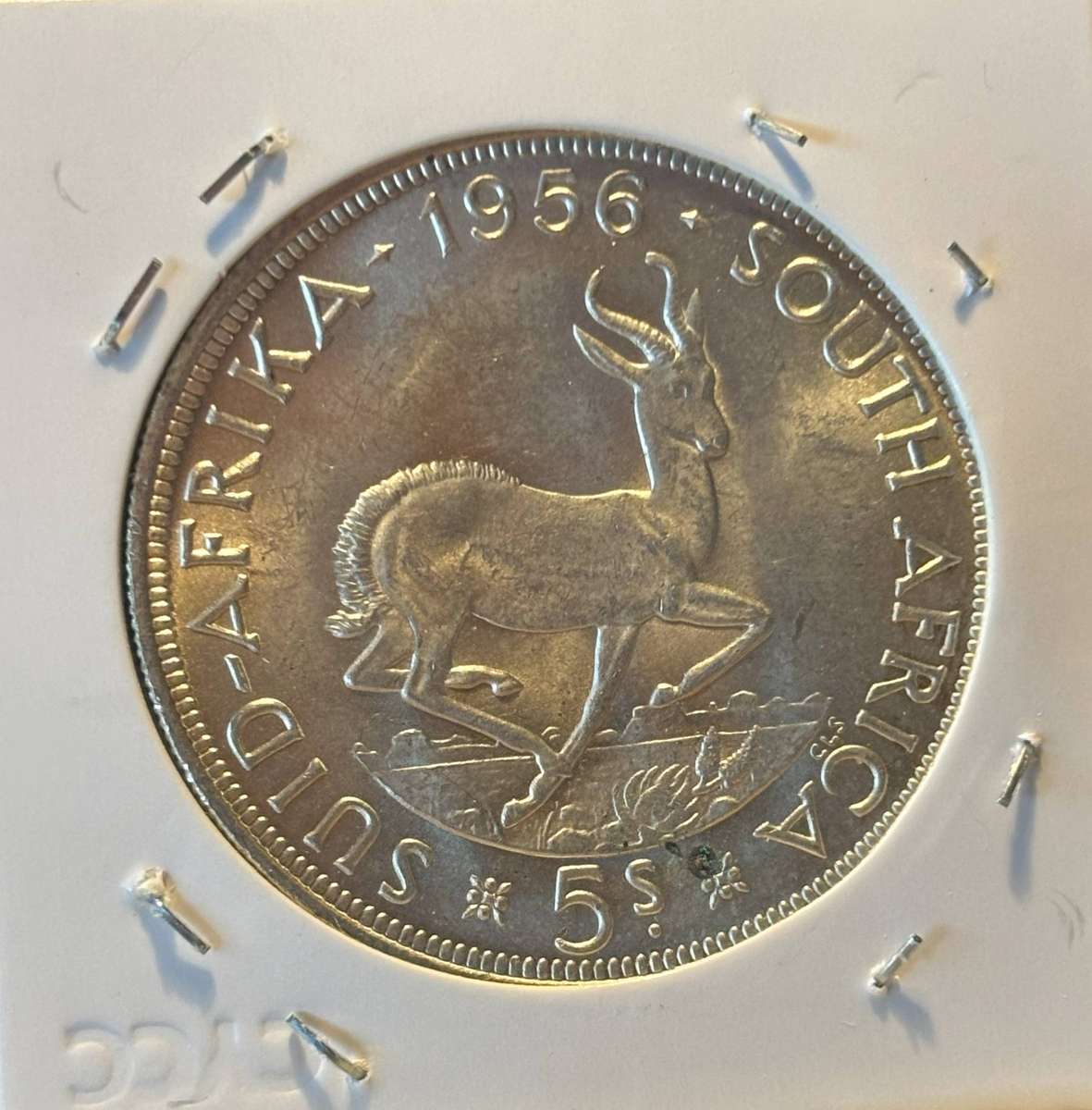 1956 Union of South African Five Shillings