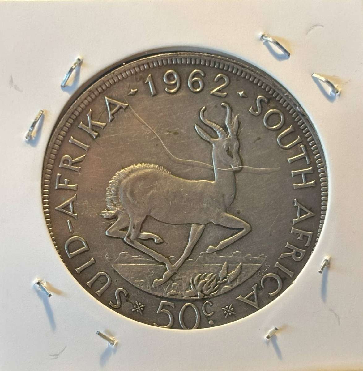 1962 South African Fifty Cent Crown