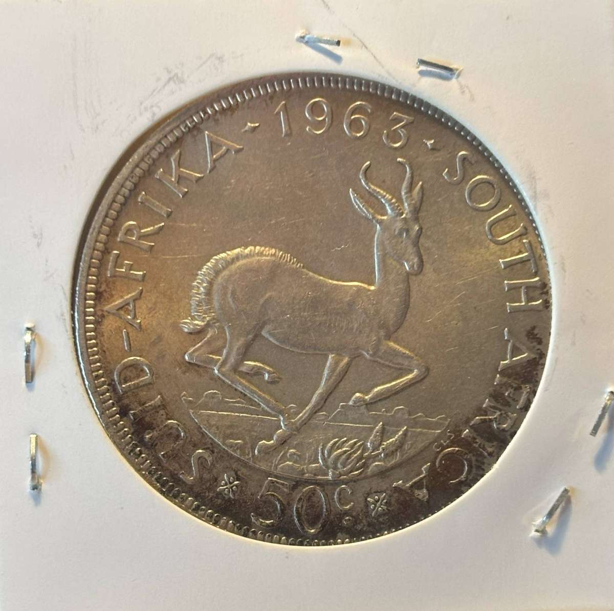 1963 South African Fifty Cent Crown