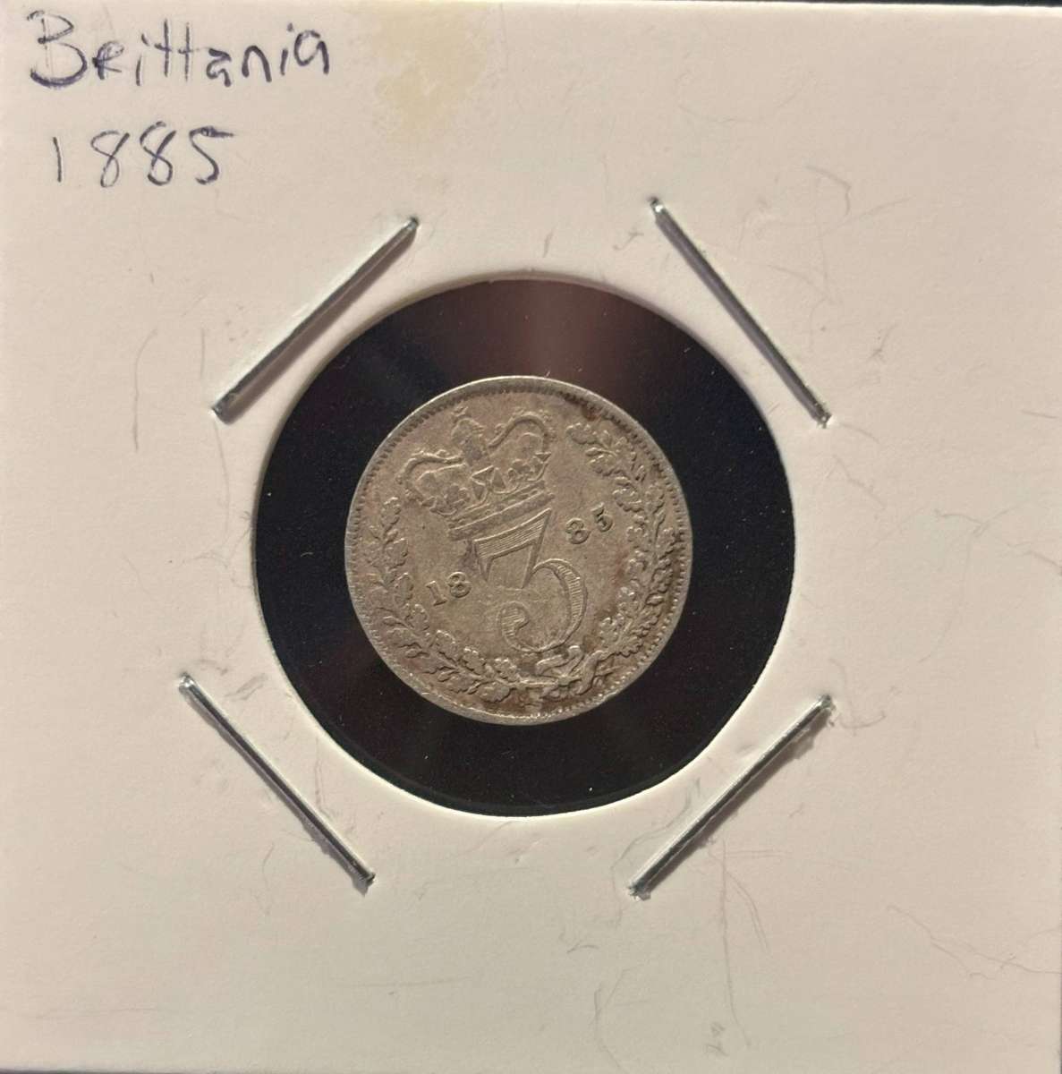 1885 Brittania coin
