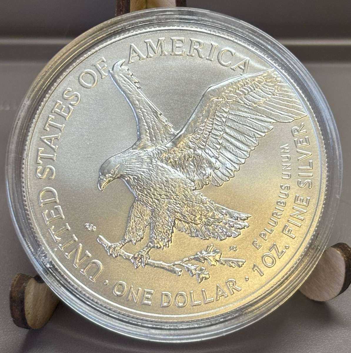 USA one dollar (1Oz Fine Silver)