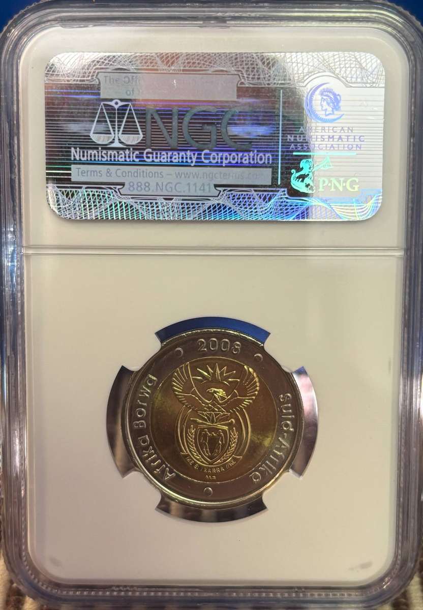 2008 South African R5 (Mandela Birthday MS 66