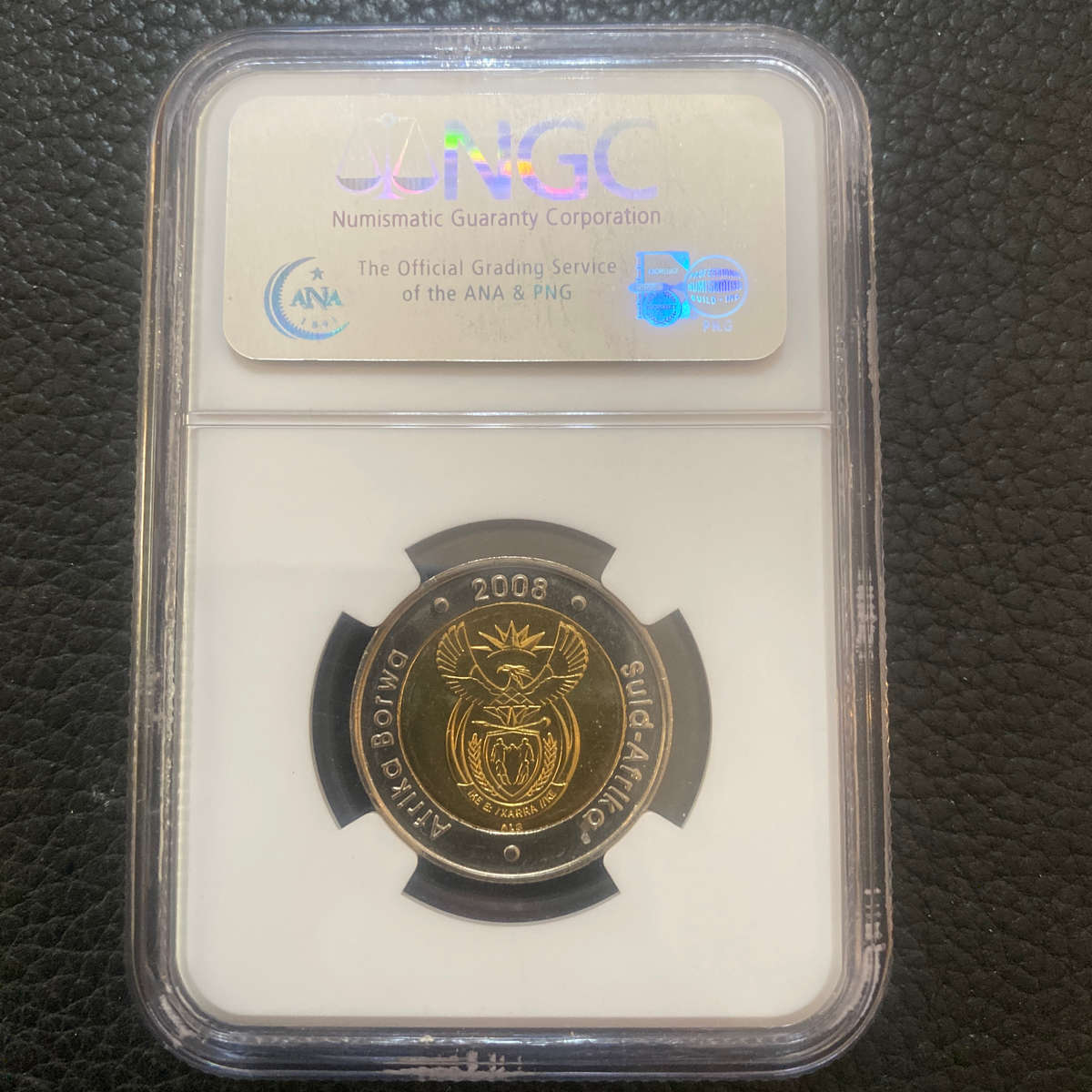 SA R5 Mandela 90th Birthday 2008 MS65