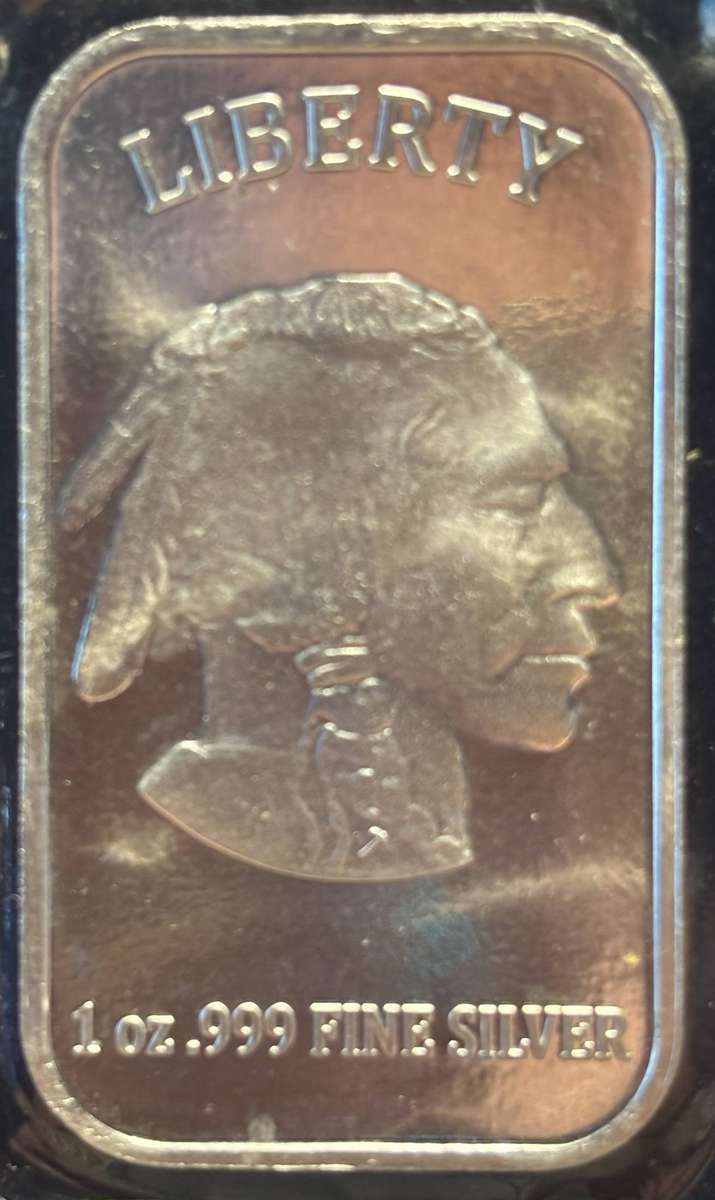 USA Liberty Silver bar - 1 Oz fine Silver