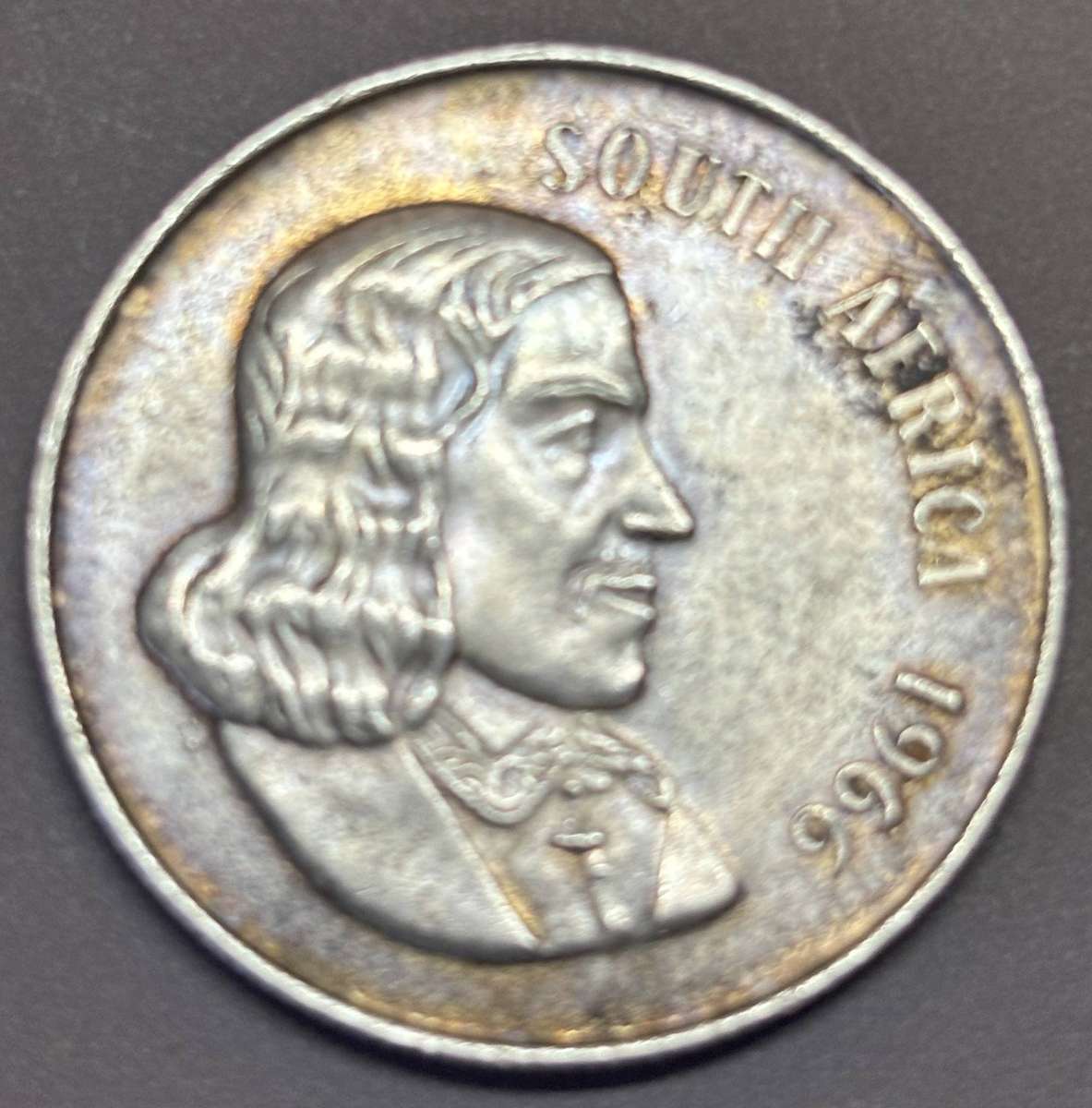 1966 South African One Rand Coin