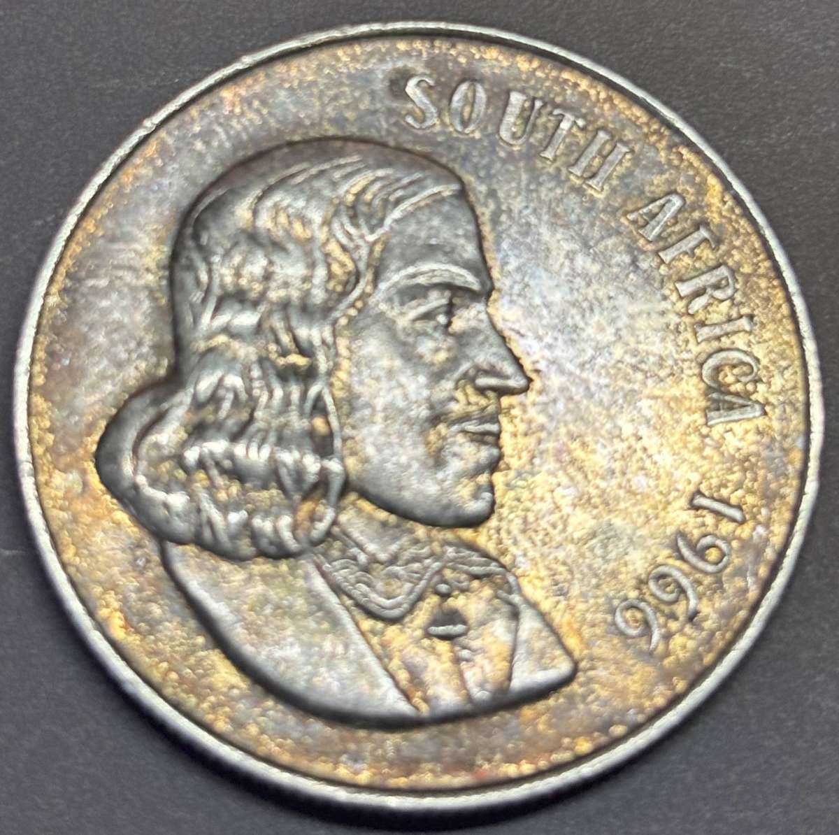 1966 South African One Rand Coin