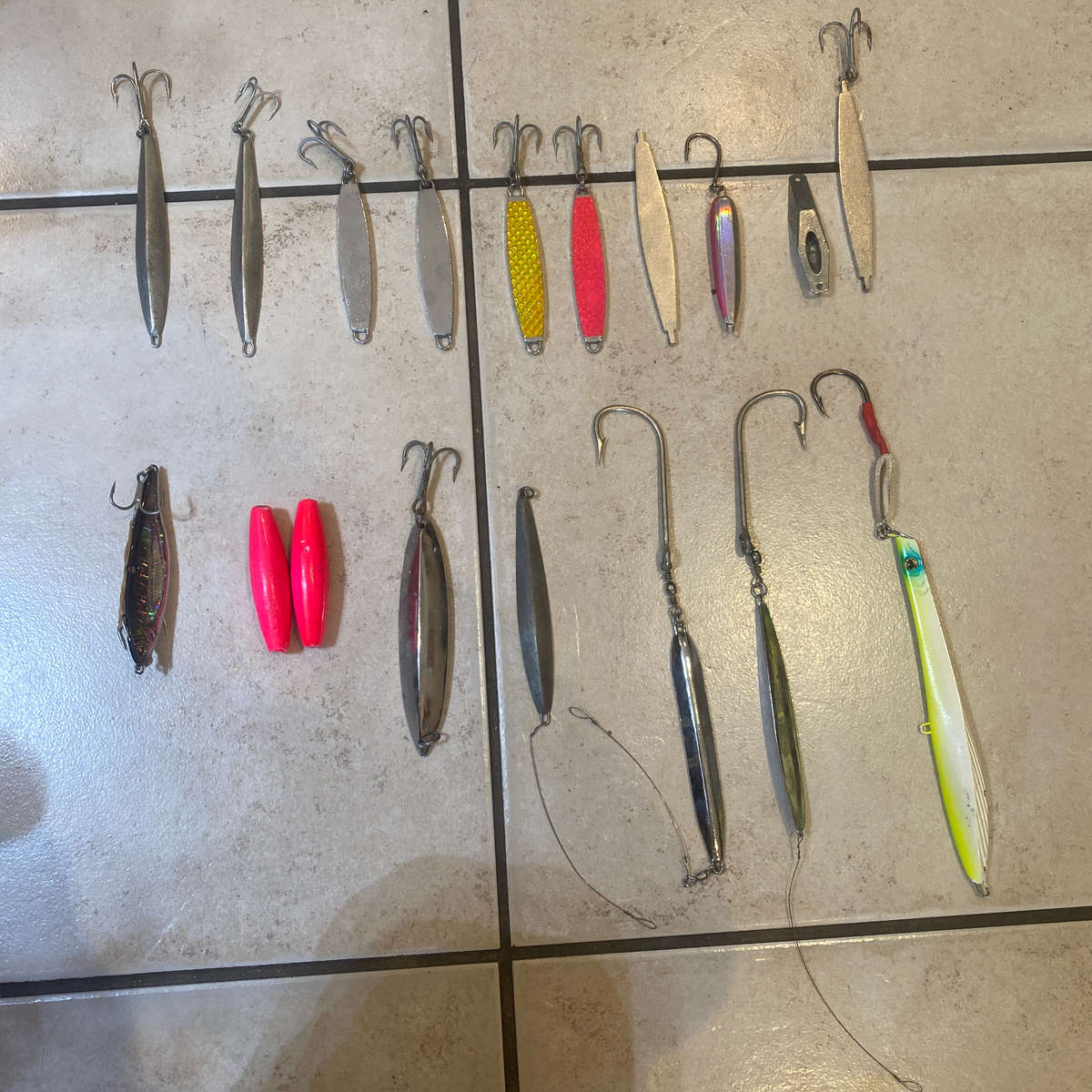 Fishing Mixed spoons all for under R300