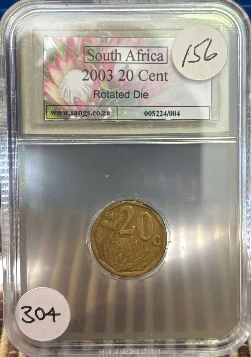 2003 Twenty Cents (Error coin - Rotating Die)