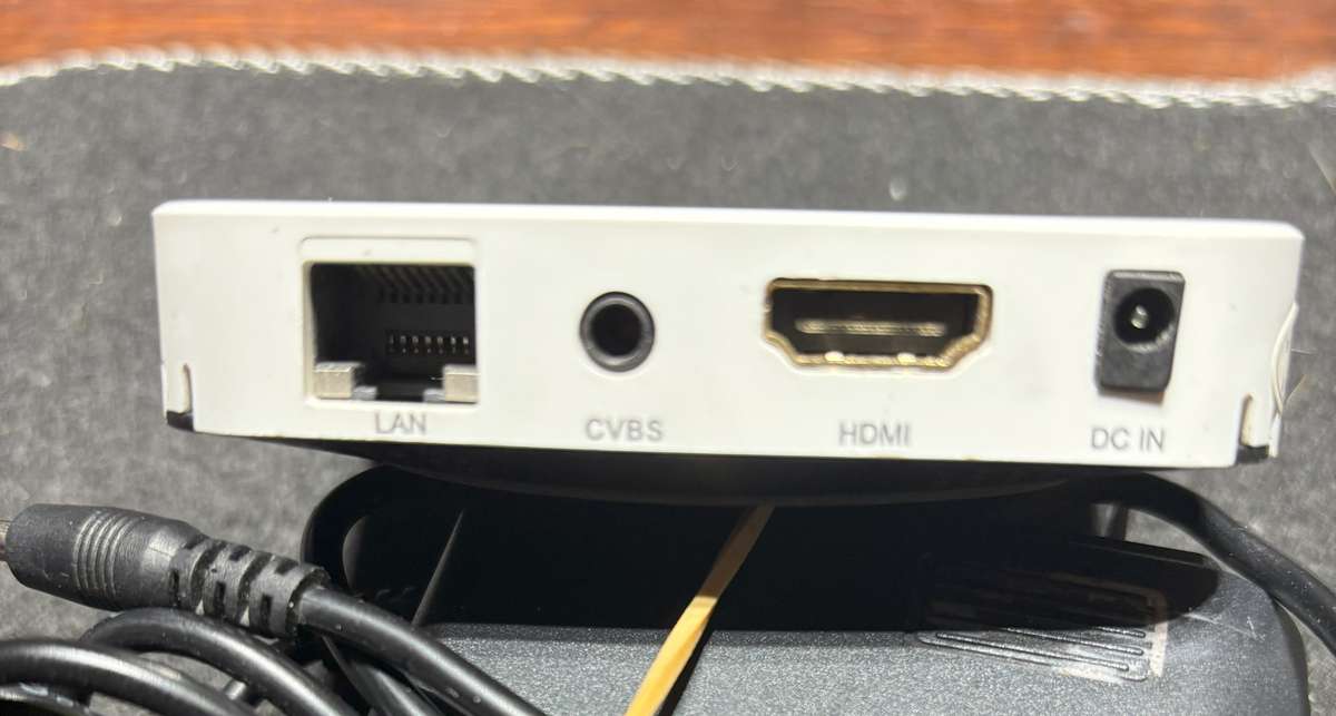 My Gica TV box including remote