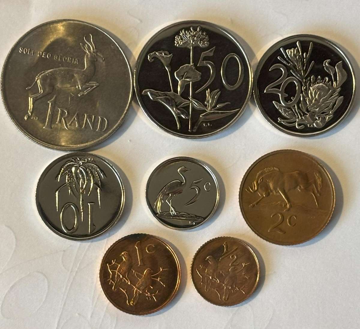South African Uncirculated coins