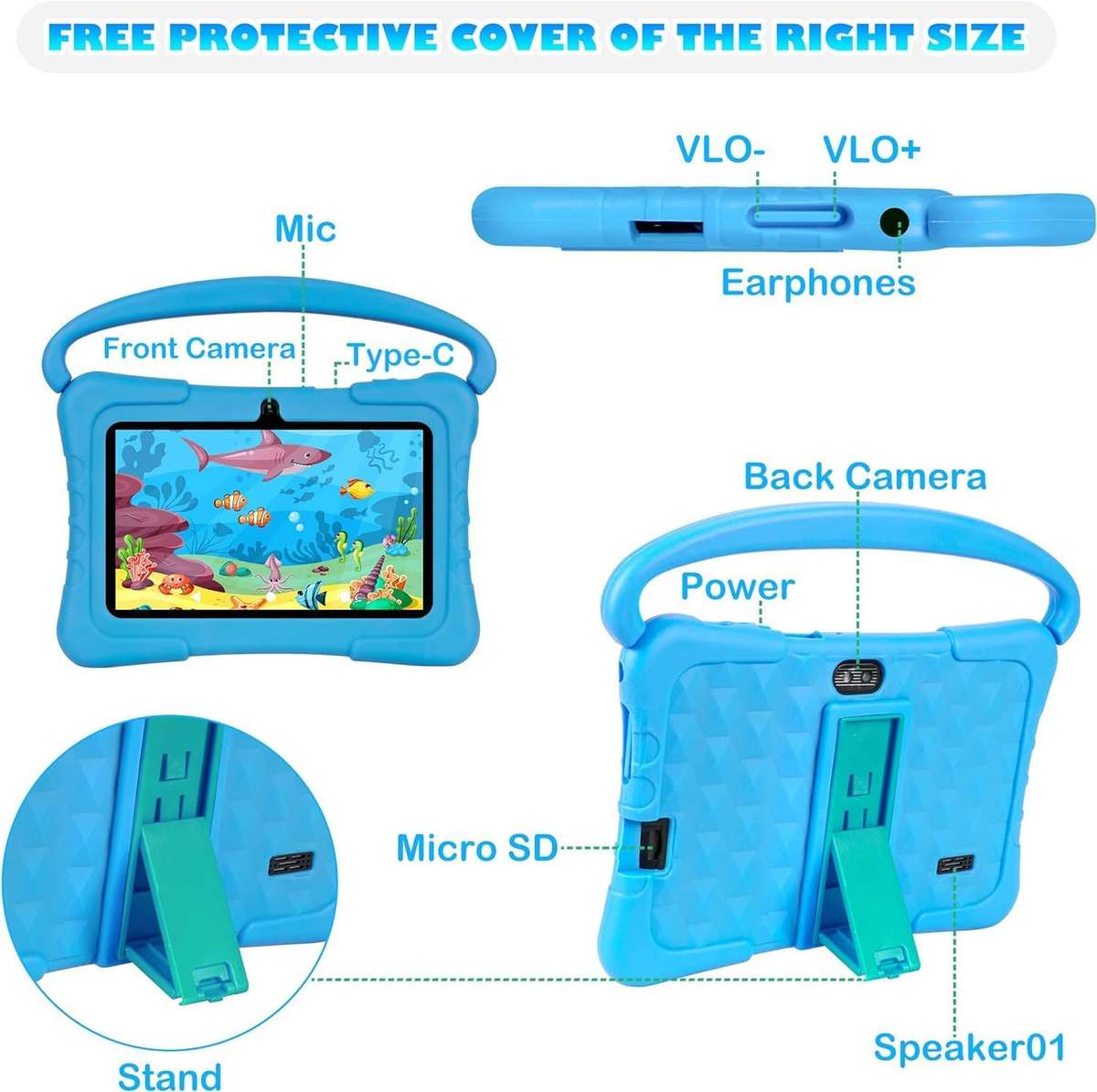 7" Kids Educational Tablet