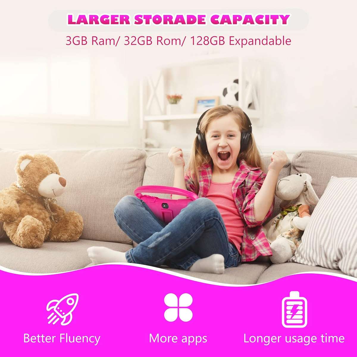 7" Kids Educational Tablet