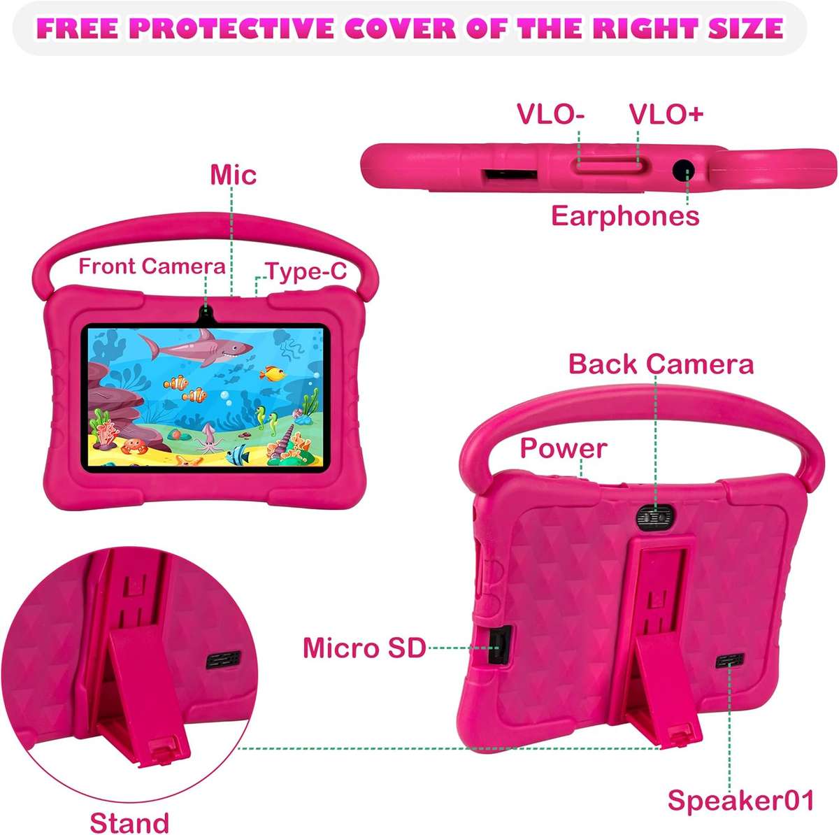 7" Kids Educational Tablet