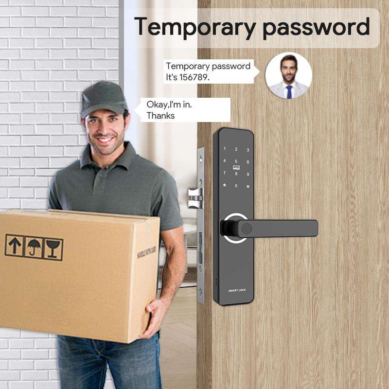 Smart Intelligent Wifi Door Lock - Black
