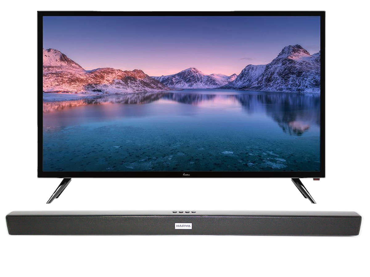 Condere 32" Smart Android TV with Soundbar Bundle