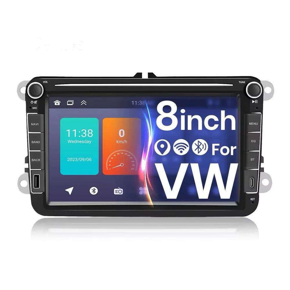 Volkswagen Android GPS CarPlay Radio 8 inch