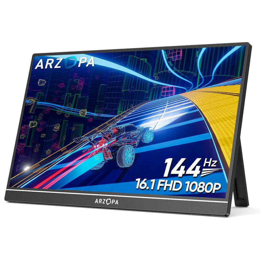 Azorpa 16.1" poratable gaming monitor 144hz