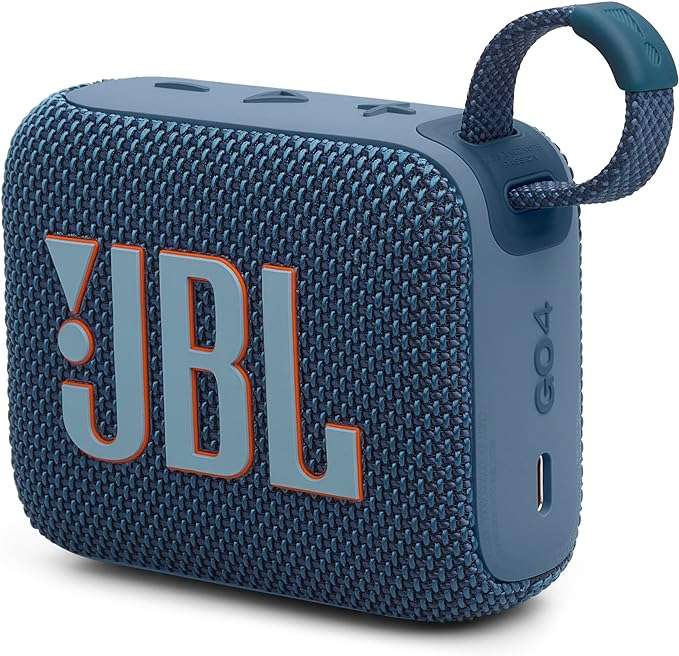 JBL Go 4 Portable Bluetooth Speaker, Blue