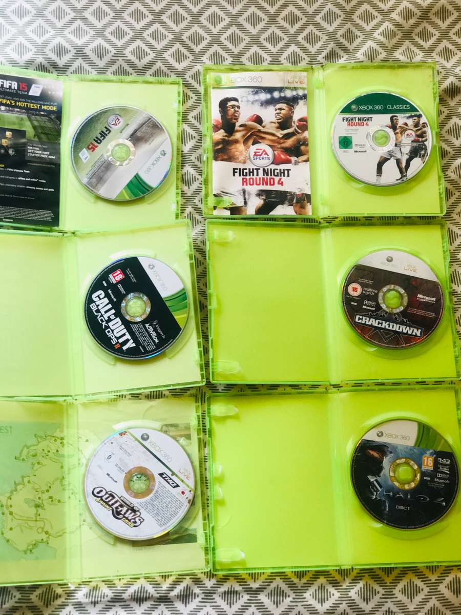Xbox 360E 2 Controllers and multiple games- 500GB