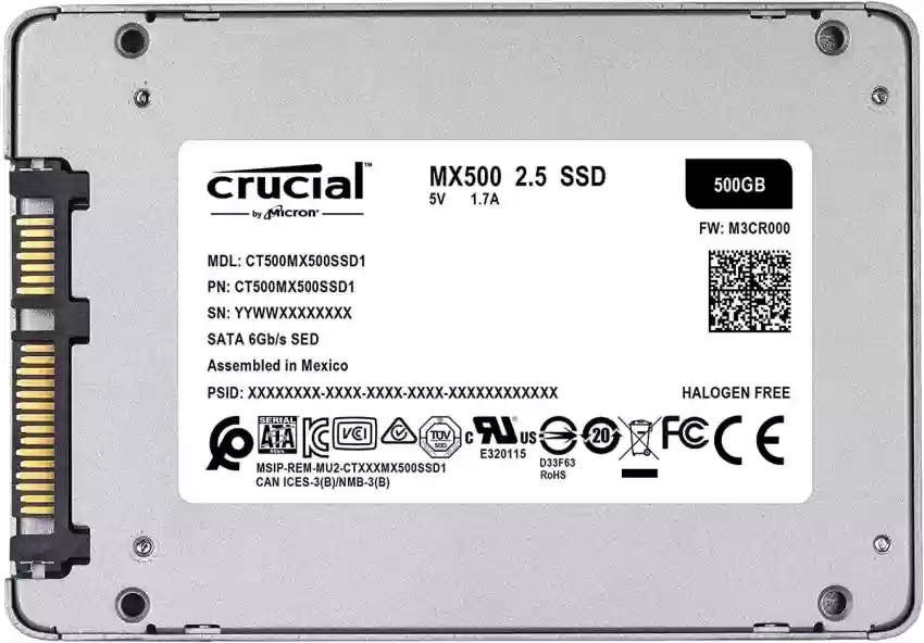 Crucial MX500 2.5-inch SSD (500GB)