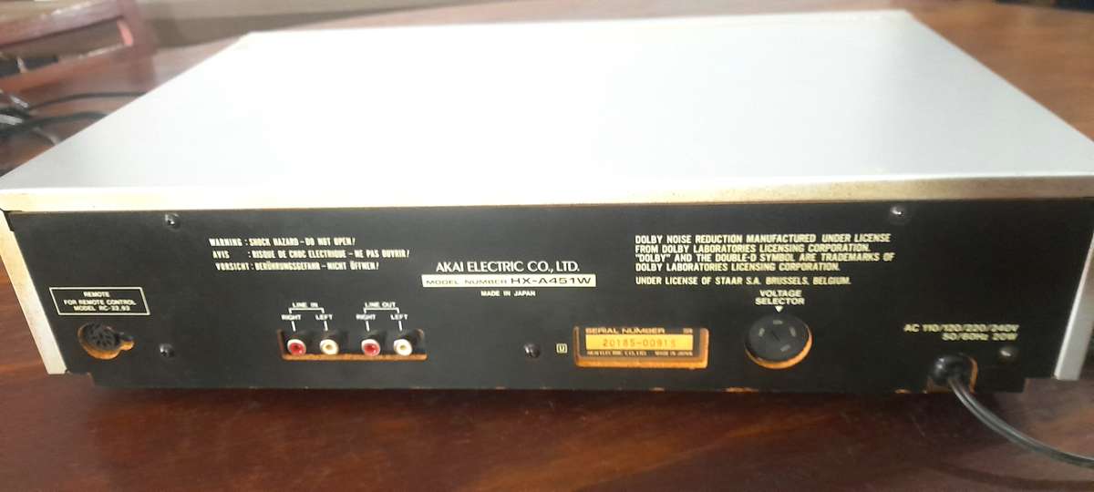 Akai Stereo Double Cassette Deck HX-A451W