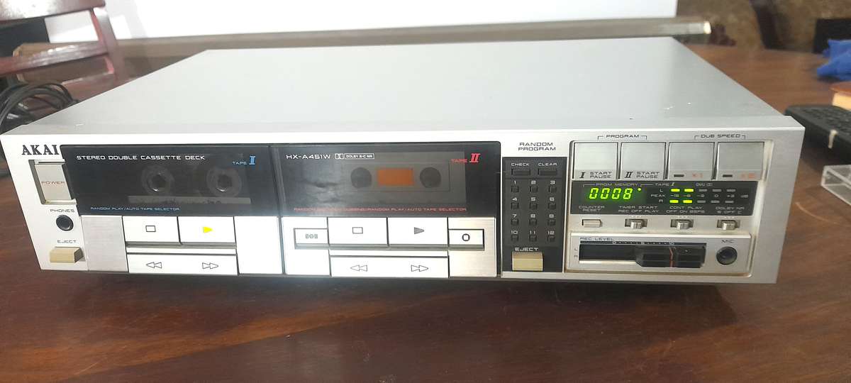 Akai Stereo Double Cassette Deck HX-A451W