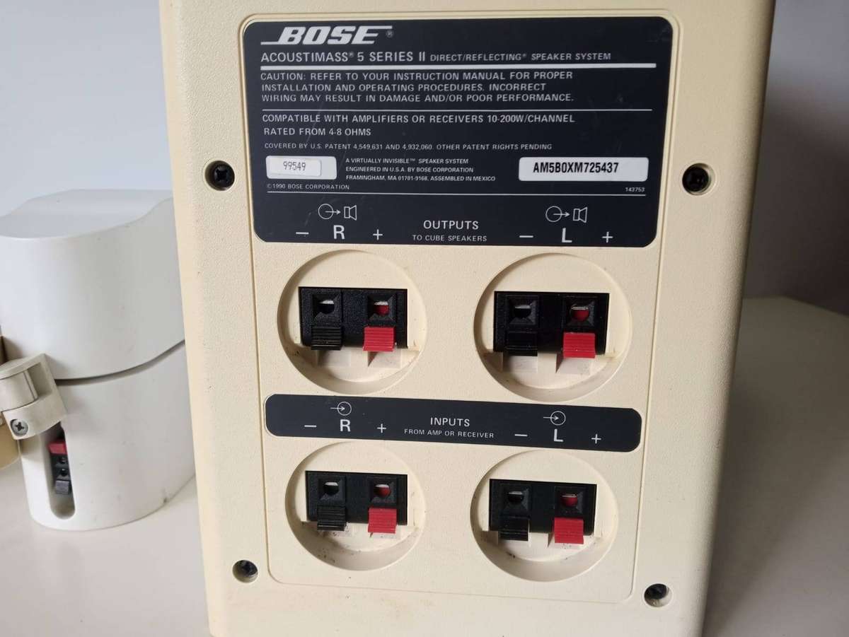 Bose Subwoofer and 2 Speakers