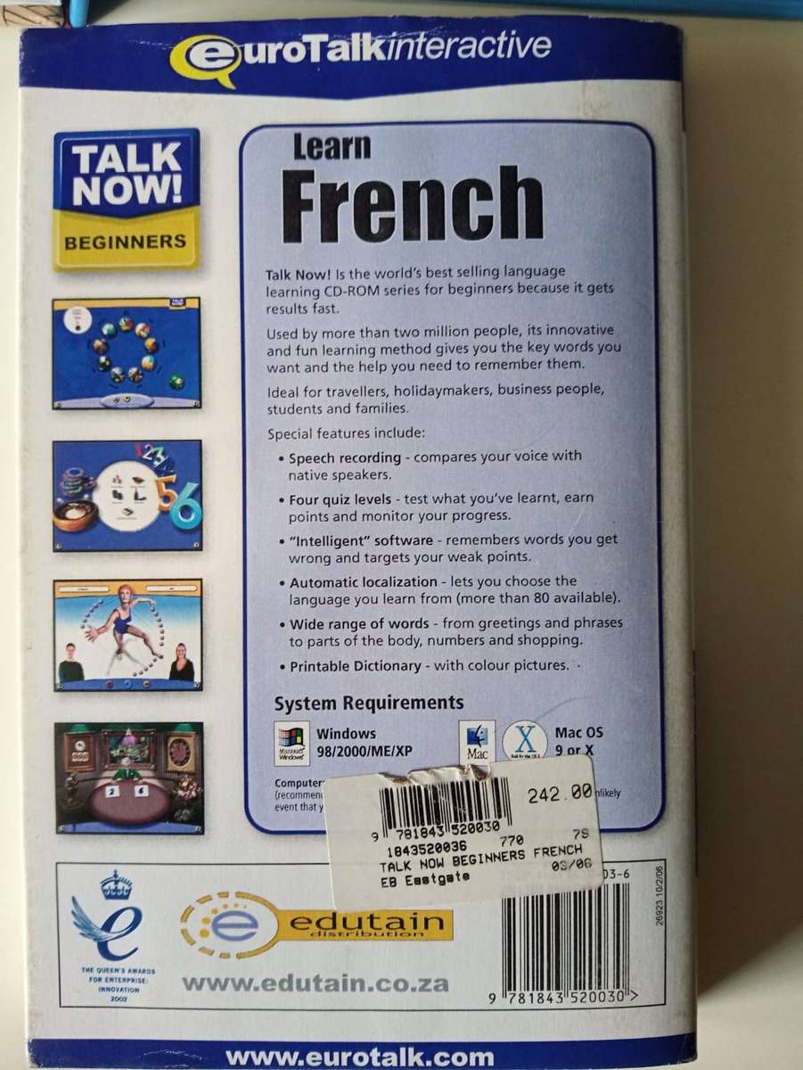 Learn To Speak French CD & Books