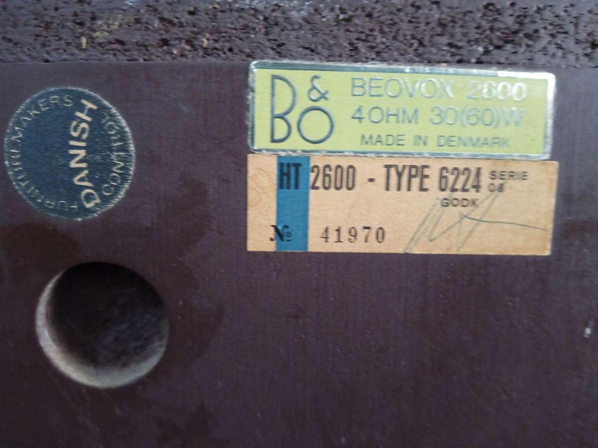 Beovox 2600 Bang & Olufsen Speakers