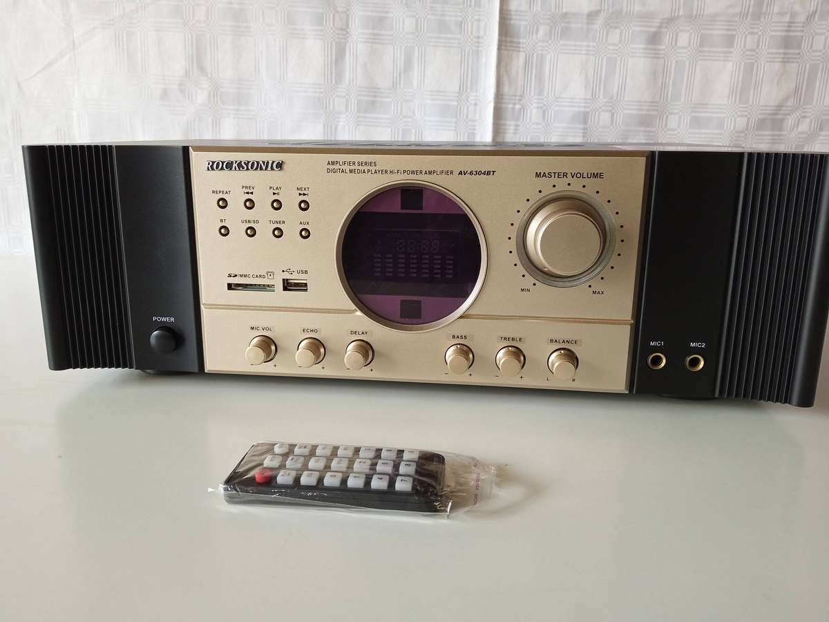 Rocksonic AV 6304BT Stereo Amplifier