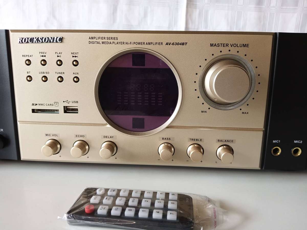 Rocksonic AV 6304BT Stereo Amplifier